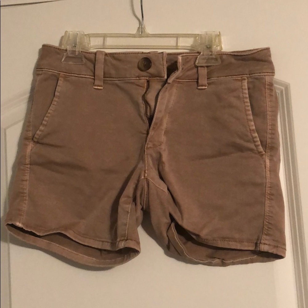 Tan Cargo Shorts